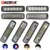 2 pcs 6 inch HA CONDOTTO LA Luce del Lavoro bar per UAZ ATV 4X4 off road Mini Slim 12 V 24 V Fascio di Punto Flood faretti LED fascio di Guida La Lampada Della nebbia