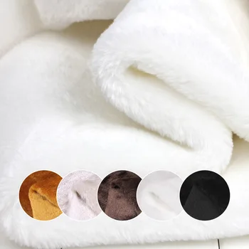 

White Black Thick Jewelry Display Decorative Background Cloth Short Plush Fabric