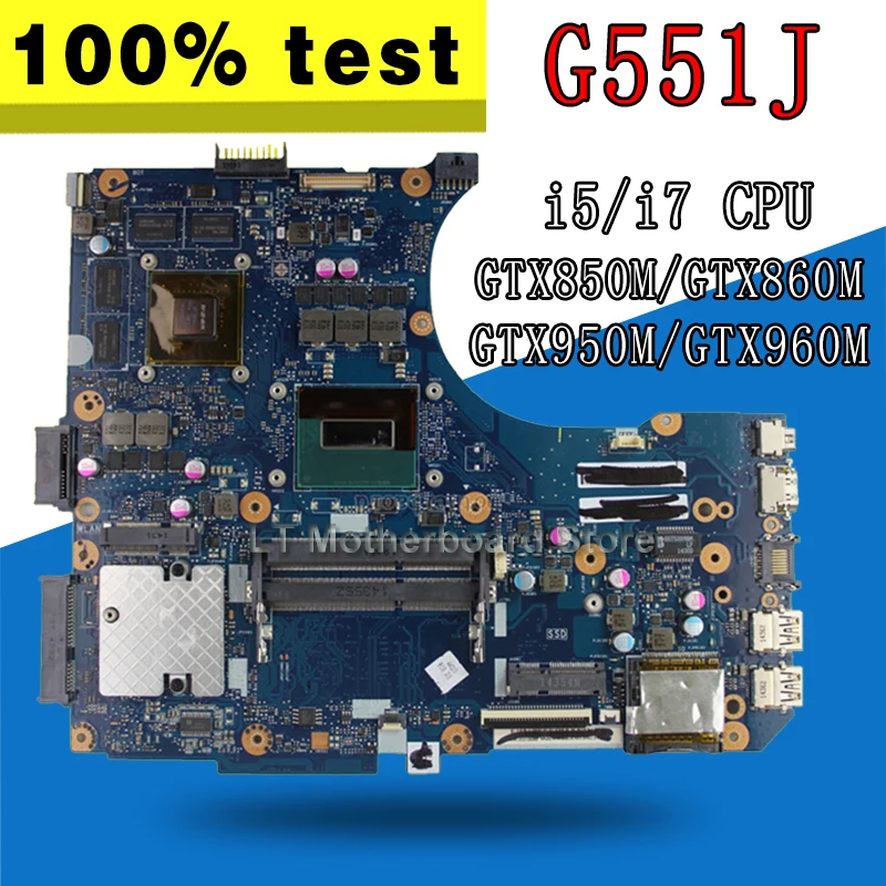 Несколько конфигурации материнская плата для ноутбука ASUS G551J N551JM G551JK G551JQ G551JW G551JB G551JM G551J материнская плата