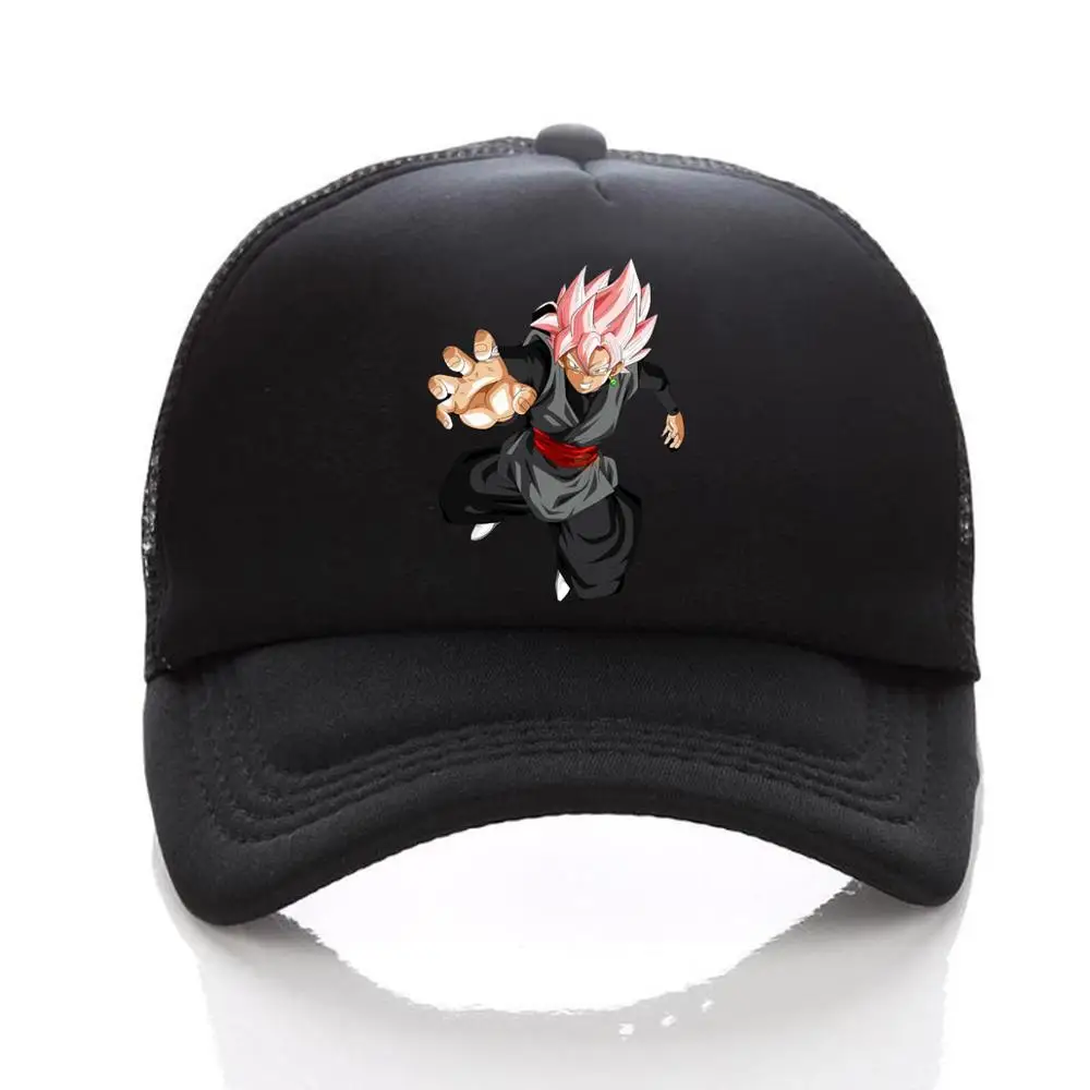 Японии аниме Dragon Ball Z шляпа Для мужчин Для женщин черный Snapback отрегулировать бейсбольную кепку аниме сын Goku Косплей девочки-мальчики мультфильм шляпа - Цвет: 03