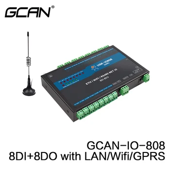 

Modbus RTU/TCP IO module ethernet/wifi/GPRS control digital input and output 8DI+8DO Remote IO module network IO controller