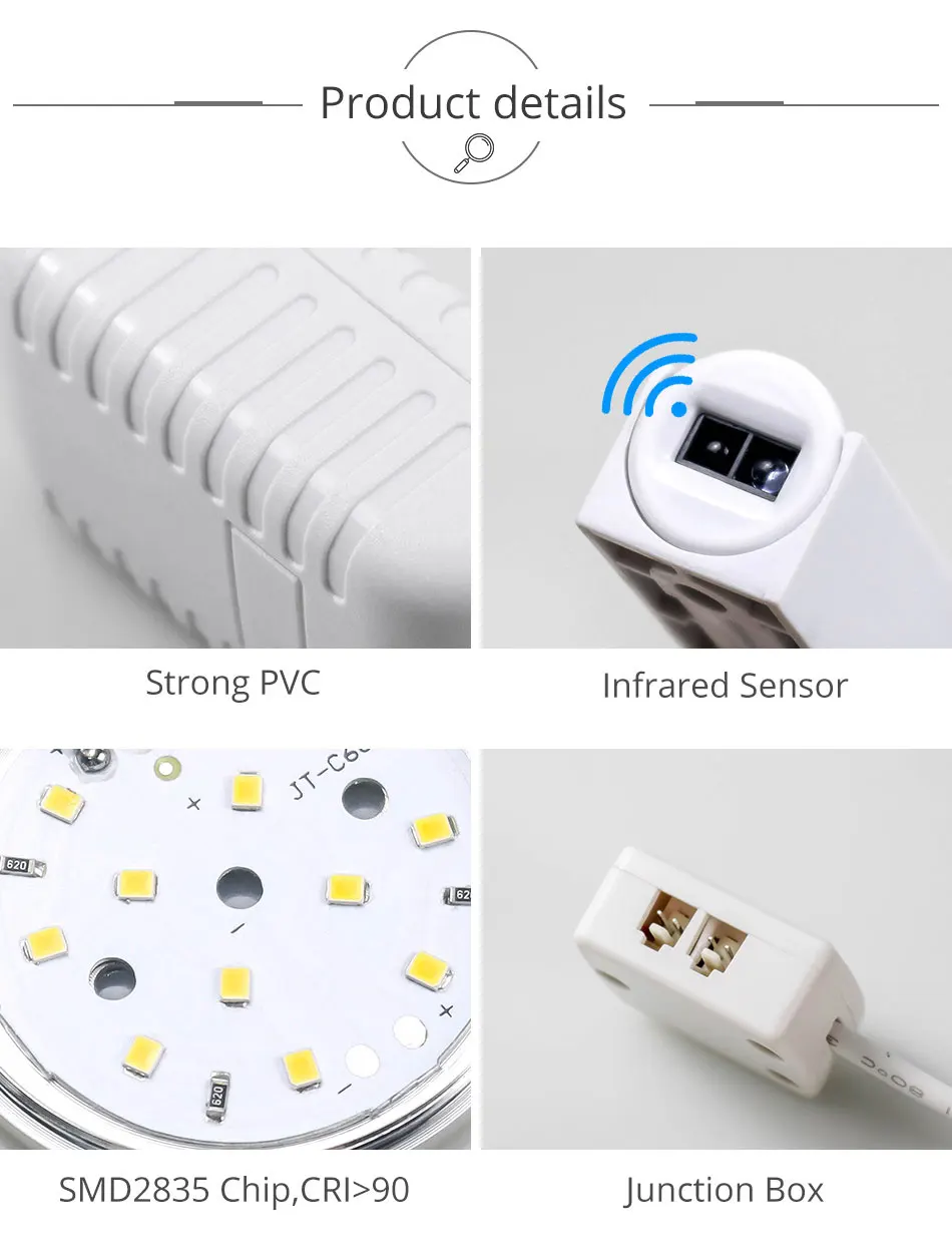 Motion Sensor 12V DC 2.5W PVC Infrared Smart Door Sensor Smart Switch Auto ONOFF Door Lighting cupboard Wardrobe Bar Lights (11)