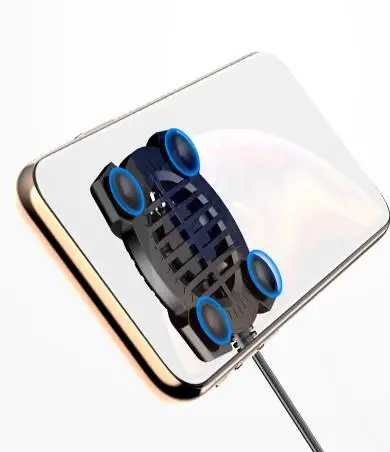 Портативный маленький Электрический вентилятор ipad плоский Универсальный мобильный телефонный радиатор
