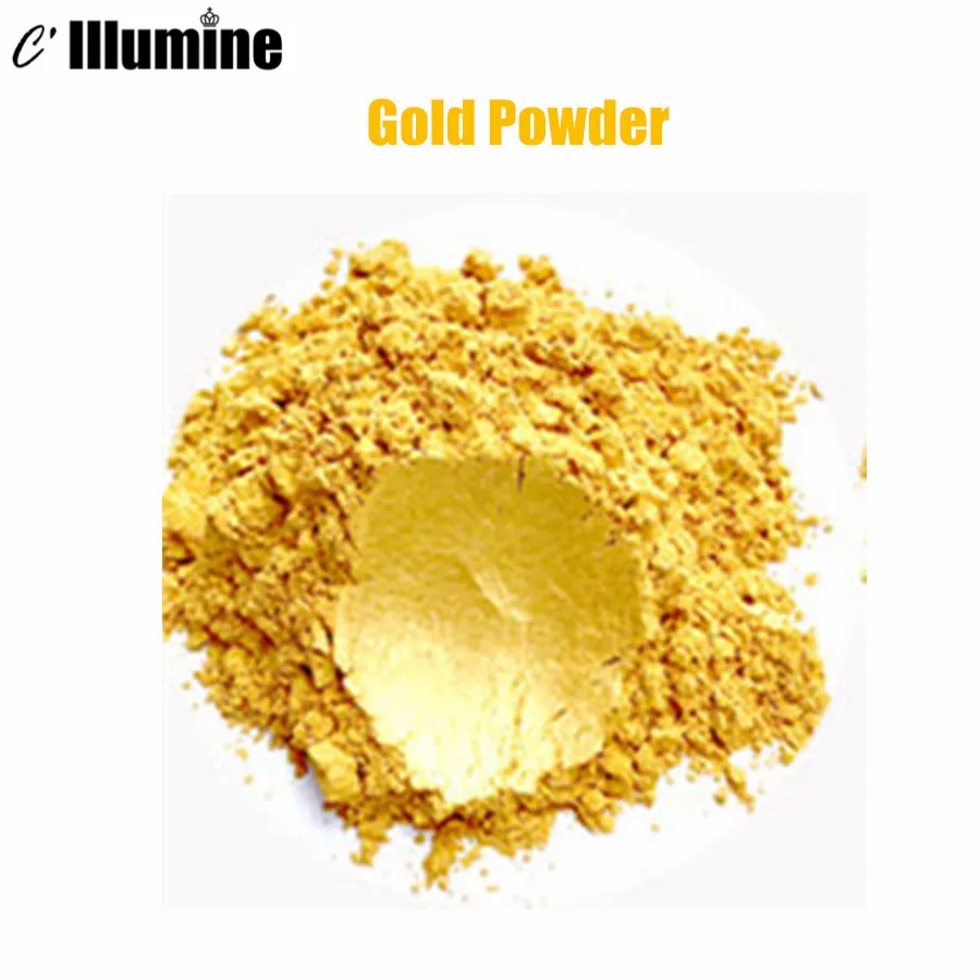 

1200 Mesh Gold Powder Pigment ink printing High Temperature Acid Alkali Resistance Easy to Disperse Non-toxic Paint 100g