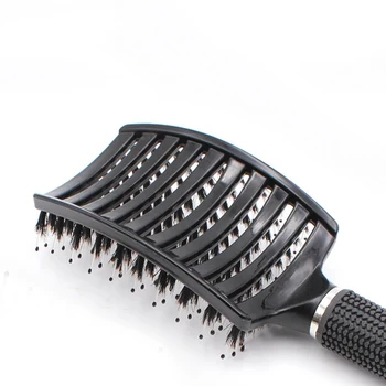 

Hair Scalp Massage Comb Bristle and Rubber Hair Brush Curly Detangle Hair Brush Hairdressing Hair Care Styling Comb