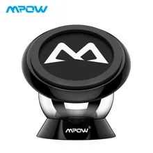 

Mpow Black 360 Degree Arbitrary Swivel Rotatable Sticky Magnetic Mini Mount Holder For iPhone 6s, Samsung and Other Smartphones