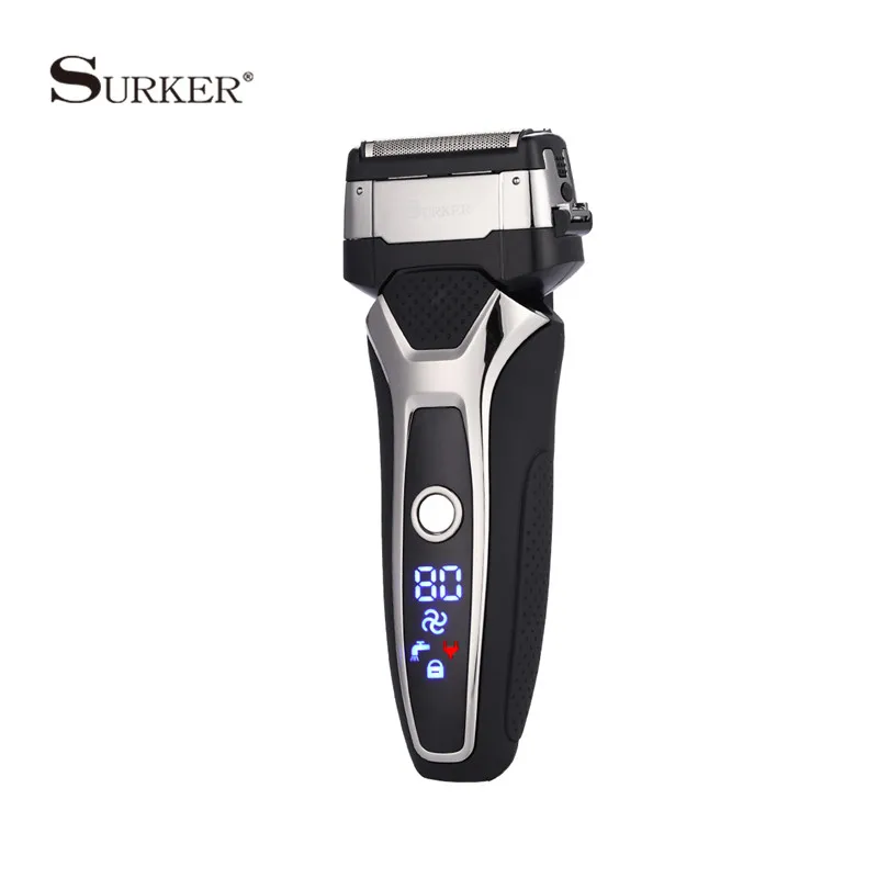 New Electric Shaver 1.5 Hours Quick Charge Whole Body Washable Reciprocating Electric Razor 3 Blade Shaving For Men LED Display New Electric Shaver 1.5 Hours Quick Charge Whole Body Washable Reciprocating Electric Razor 3 Blade Shaving For Men LED Display