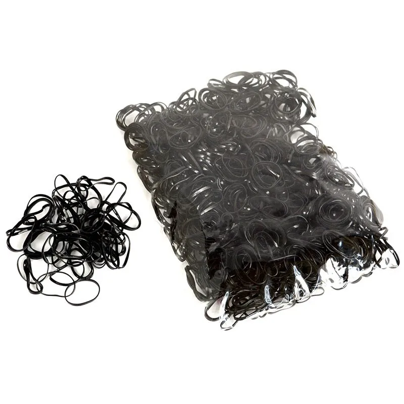 500 шт. маленькая резиновая лента для волос из термополиуретана прочная эластичная лента для канцелярских принадлежностей для школы и офиса