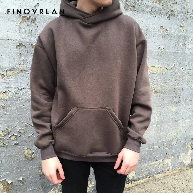 felpe con cappuccio velluto grande hip hop oversized fashion uomo