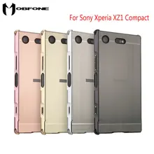Роскошный Матовый металлический каркас бампер для sony Xperia XZ1 Compact(4,") противоударный чехол для телефона Capa