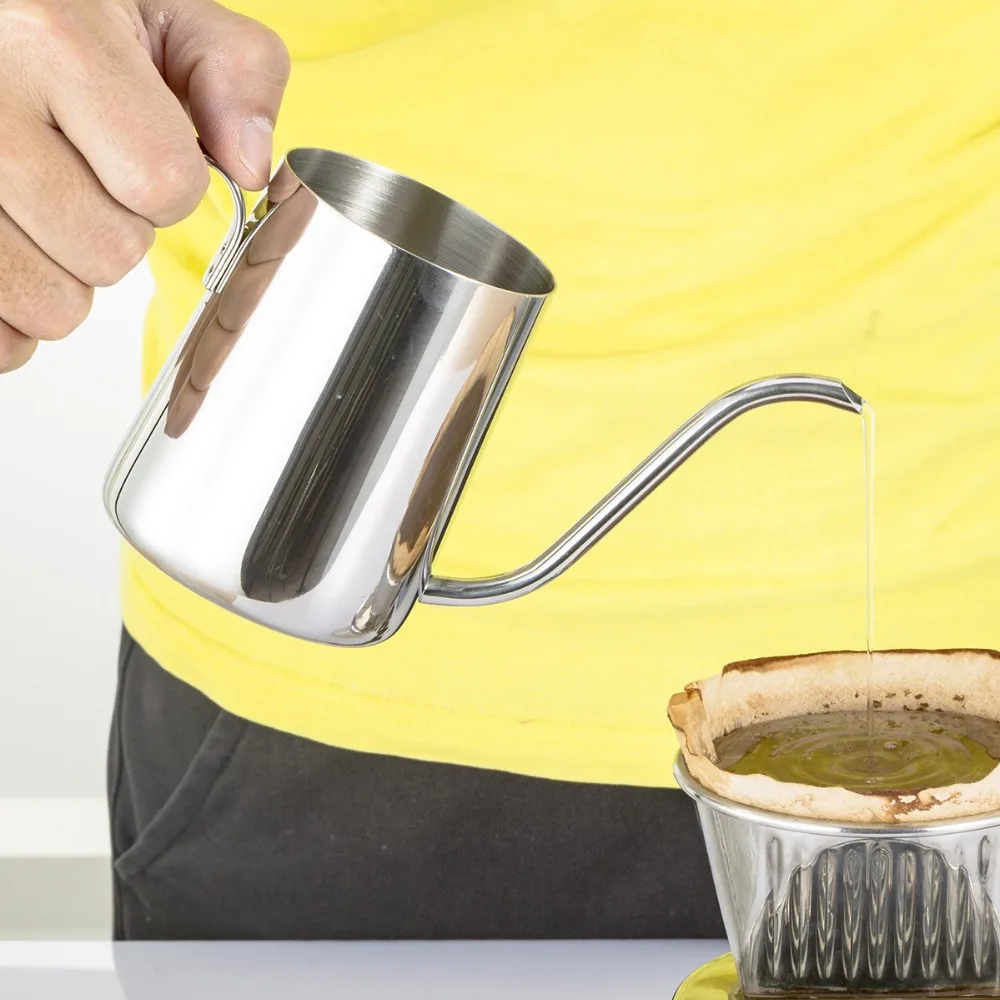 Coffee kettle Swan Neck Drip Coffee Tea Pot Milk Frothing Jug Stainless