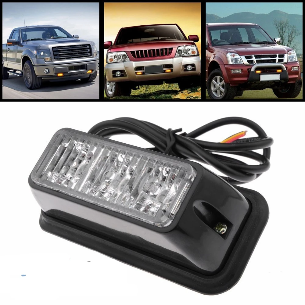 DC 12V Высокая мощность 3 LED водонепроницаемый автомобиль Грузовик аварийный