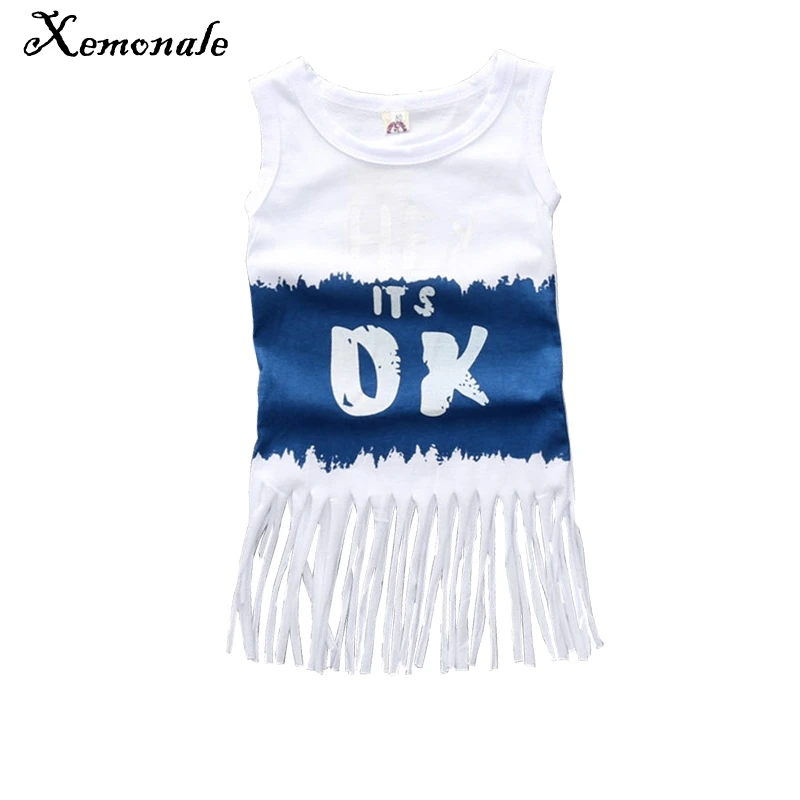 Xemonale Girls Dress 2018 Summer New Children Clothes Casual Kids Girls