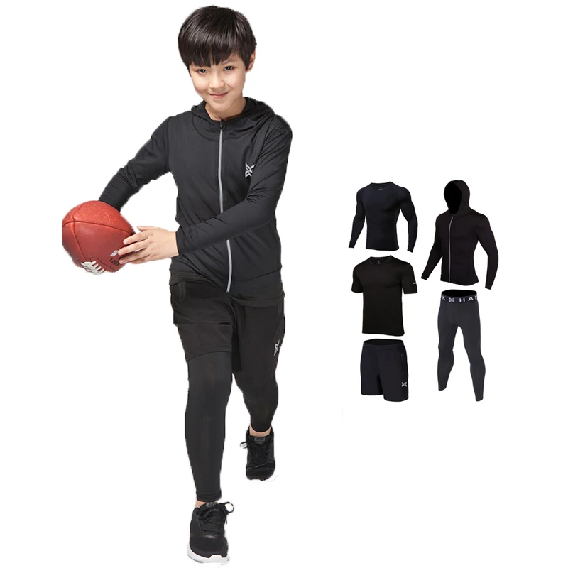 Brand Kids Compression Running Sets Sports Suit ja