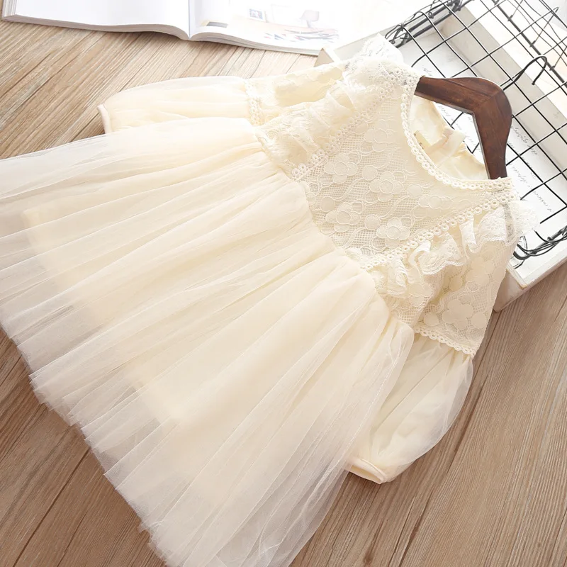 Sodawn/платье для маленьких девочек; кружевное Сетчатое платье с вышивкой; коллекция года; Весенняя детская одежда; модное милое платье принцессы; Одежда для девочек