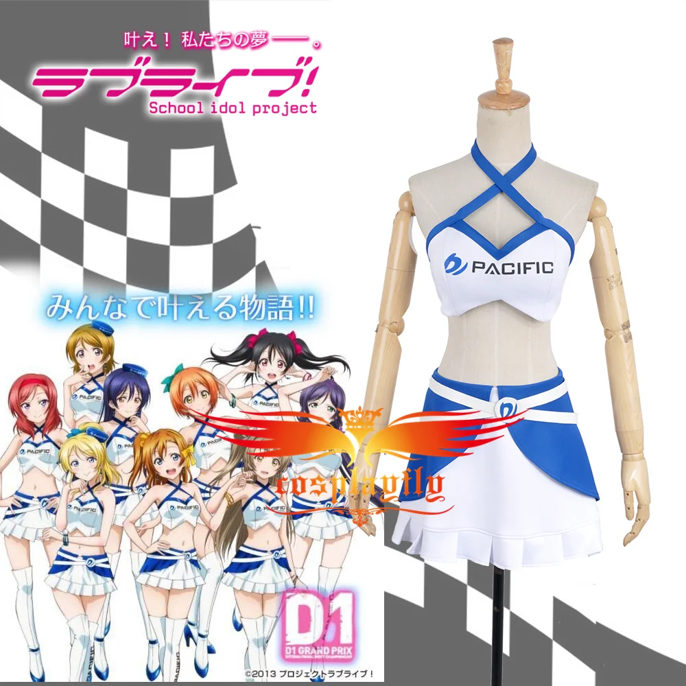 

Love Live! Race queen Umi Sonoda Nico Yazawa Eli Kotori Minami Honoka Kousaka Rin Hanayo Tojo Nozomi Maki Sexy Cosplay Costume