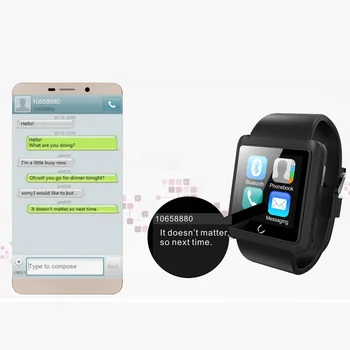 

NEW FORNORM Smart Watch U10L Smart Wrist Watch Phone Mate Bluetooth For IPhone For IOS Android Samsung Smartwatch For Father