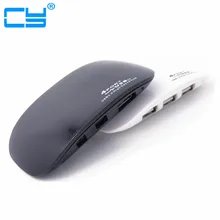 Новая в форме мыши высокого Скорость 4 Порты и разъёмы USB 2,0 концентратор для портативного компьютера ПК