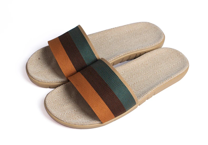 men's open toe slippers