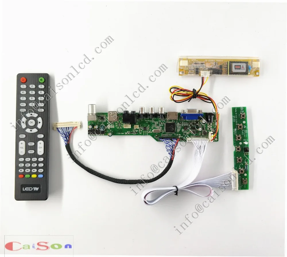 HDMI/VGA/AV/VGA/Аудио/USB TFT ЖК телевизор Поддержка MT200LW01 V.0|Экраны| |