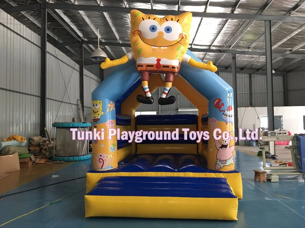 commercial inflatable SpongeBob SquarePants jumping bouncer