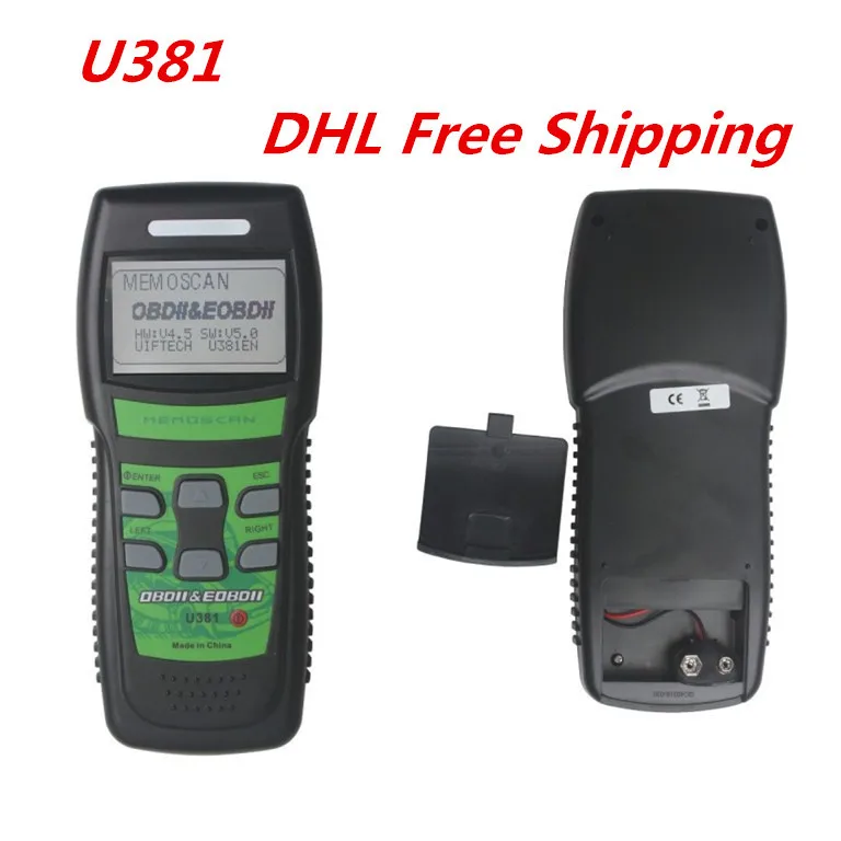 

Free DHL Shipping Memoscan U381 Live Data Scanner Auto Code Reader OBD2 Diagnostic Tool u381 scanner