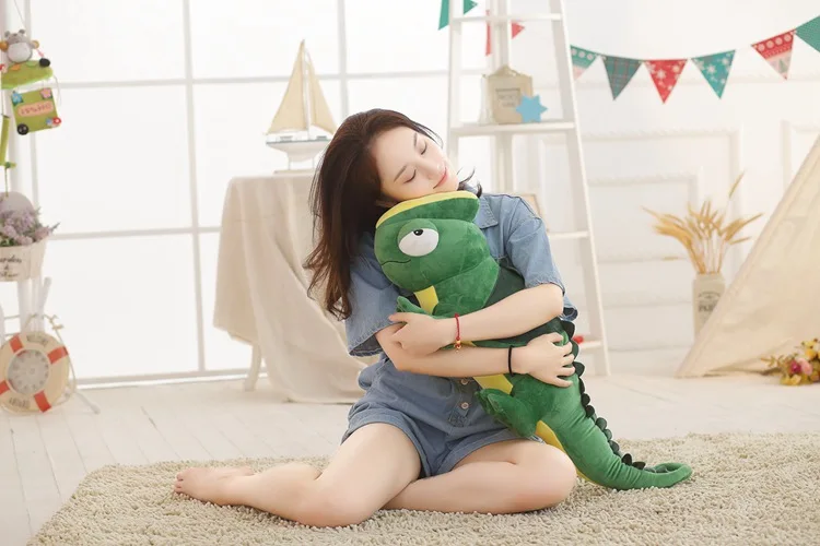 Chameleon da Vida Brinquedos de Pelúcia Presente de Aniversário cm Real Boneca Almofadas Travesseiros Animais Personalidade Ornamento Brinquedo Engraçado Tricky 1 pc 100 - 140 7 High Quality Brinquedos e hobbies