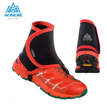 

AONIJIE 1 Pair Low Trail Gaiter Cross Country Protective Reflective Shoe Covers Prevent Sand Stone for Outdoor Research Climbing