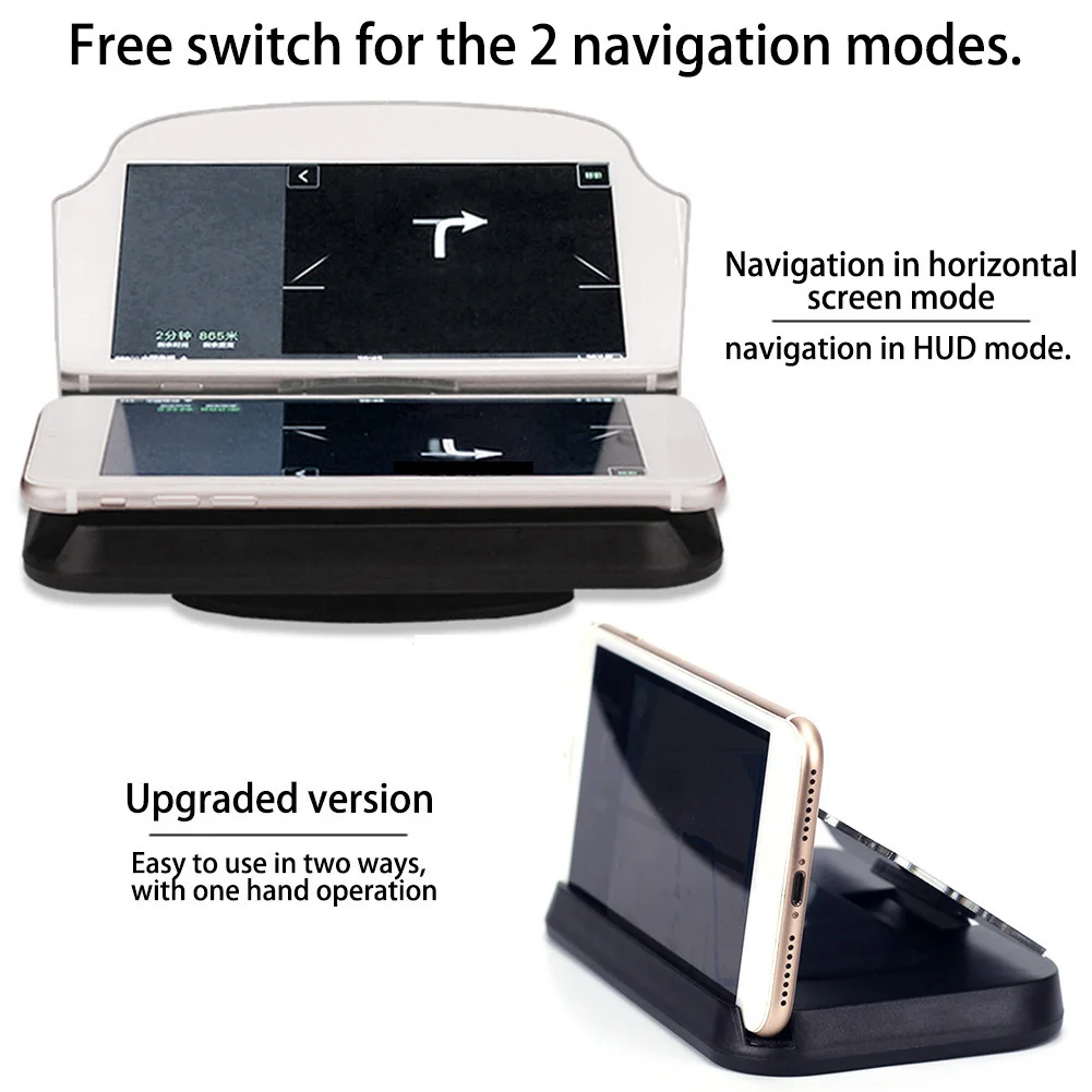  Neueste Universal HUD Head Up Display System Mobile GPS Navigation Halterung Auto handy Halterung S