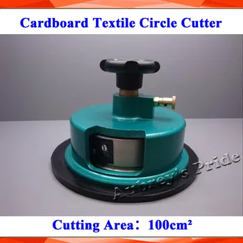 Zona di Taglio fisso: 100cm2 Rotondo Cerchio Rotante Carta Tessile Cardbord All Metal Cutter Sharp Lama G Piastra Panno Coltello