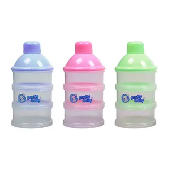 

Infant Newborn Baby Solid Latex Free Powder Milk Box Storage 3 Boxes/lot Newborn Nitrosamine Free Food Container Products