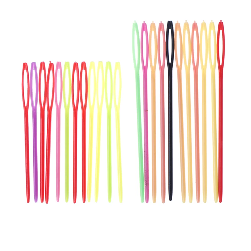 

10pcs/Set Large Eye Sewing Needles Plastic Wool Sewing Embroidery Tapestry Needles Cross Darning Stitchery Needles