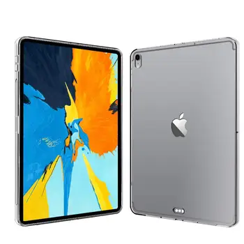 

Case for New iPad Pro 11 inch (2018 Release) Clear Soft TPU Back Cover, Transparent Case