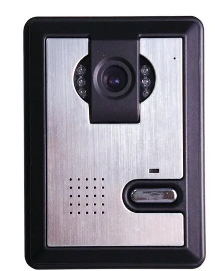 Yobang безопасности Бесплатная доставка 7 дюймов дверной звонок Мониторы Разрешение Цвет видеомонитор Водонепроницаемый Камера система