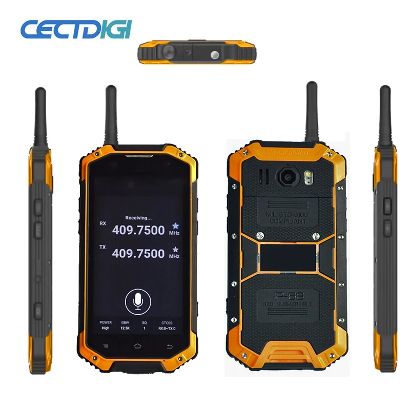 

Cheapest Walkie Talkie Smartphone Cectdigi G3 IP68 Waterproof Mobile Phone Quad Core NFC Outdoor Rugged Phone PTT SOS Military