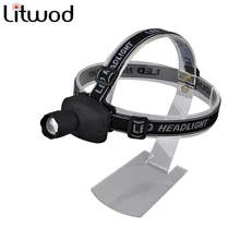 Litwod z20 super COB LED Head light Headlight HeadLamp head Flashlight head Lamp on light Fishing head lamp choose two color