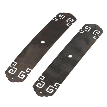 

2 x 18x3.5cm Bronze Strip Plate Drawer Pull Handles with U-Shaped Pin