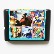 TH-010 5 в 1 игровой картридж 16 бит md мульти игровая карта для sega genesis/mega drive
