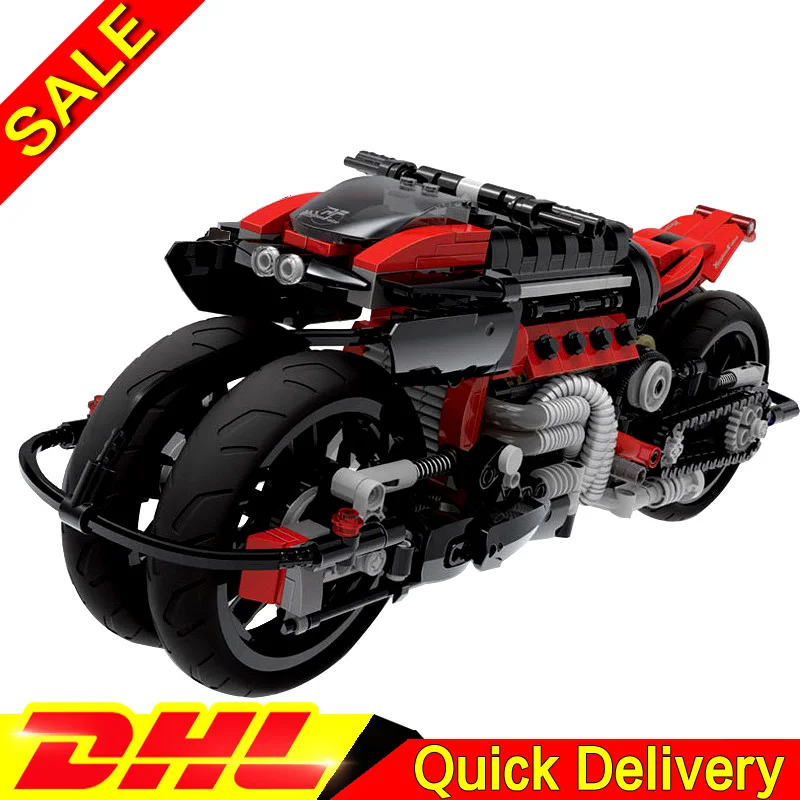 

Xingbao 03021 Genuine Technic Kits Off-road Motorcycle Building Blocks Bricks Educational leleings Toys Model Boys Gift