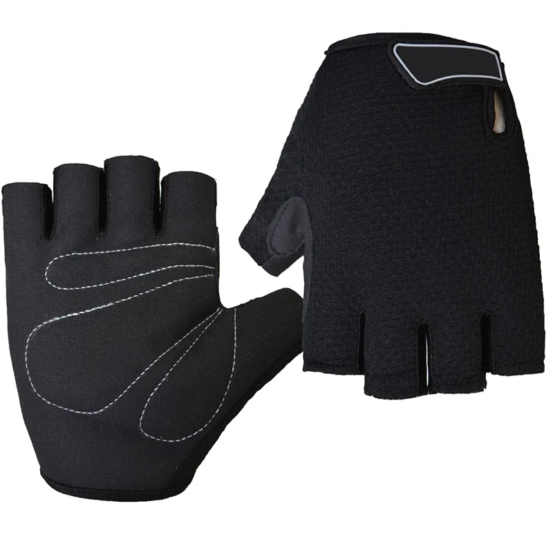 Ciclismo guantes de dedo medio camino de MTB Gel guante de bicicleta transpirable elástico de la bicicleta deporte guantes de las mujeres de los hombres guantes de ciclismo Ciclismo guantes de dedo medio camino de MTB Gel guante de bicicleta transpirable elástico de la bicicleta deporte guantes de las mujeres de los hombres guantes de ciclismo