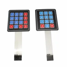 4 12 16 Ключ 4*4 мембранная клавиатура 1x4 3x4 4x4 система матриц матрица клавиатура для arduino салона автомобиля