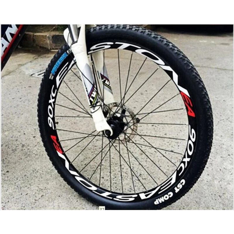 1 cara bicicleta llantas luz reflectante pegatinas calcomanías ciclismo seguro Protector cintas 26er 27.5er accesorios de ciclo