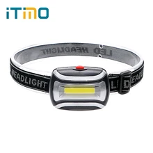 Mini 3 Modes Waterproof 400Lm LED Flashlight outdoors Headlight Headlamp head light lamp Torch Lanterna with Headband HA10654