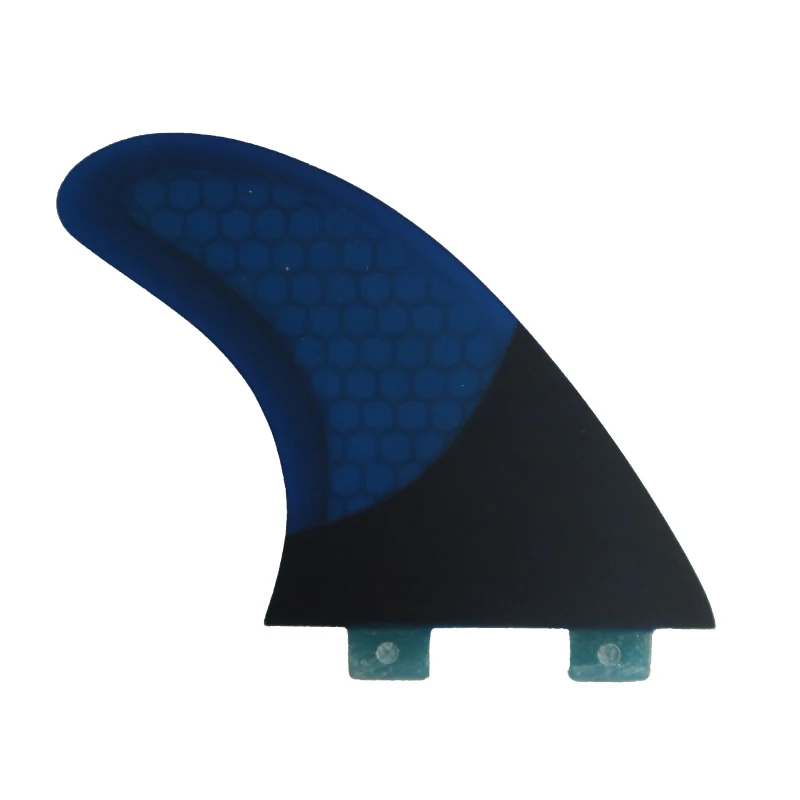 

Fcs Fins Blue Semi Carbon Honeycomb Surfboard Fcs Fins For Surfing