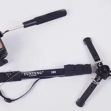 Фотокамера Yunteng VCT 288 DV VCR штатив монопод жидкая сковорода головка монопод держатель для телефона