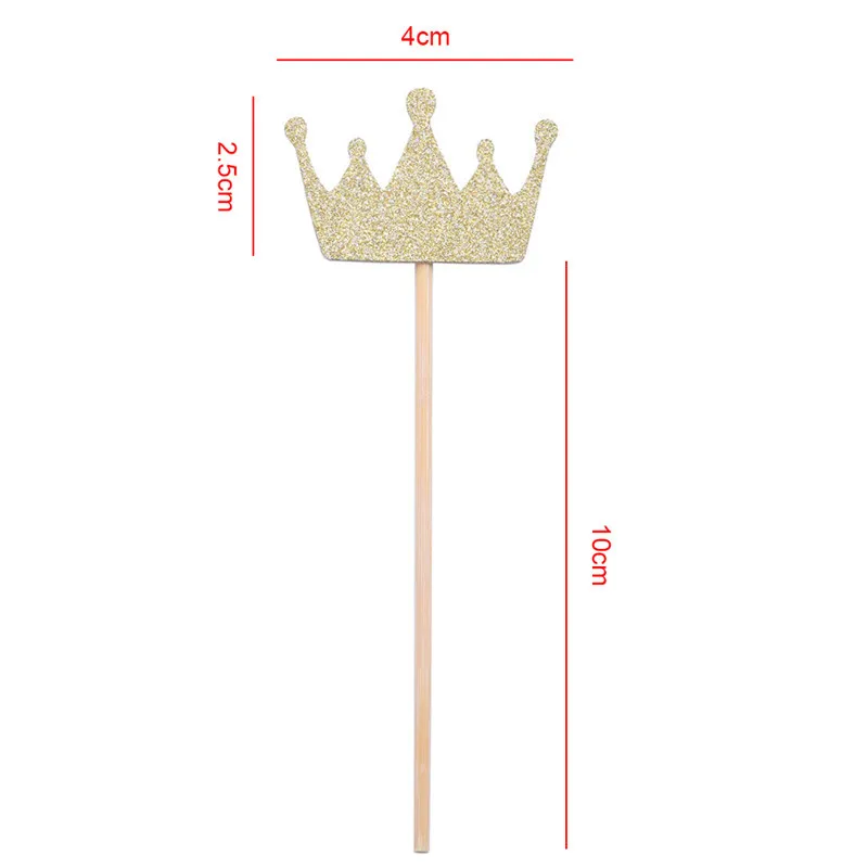 12 шт. блестящая Королевская корона, топпер для торта, вставка, прекрасная форма для выпечки, топперы для кексов, украшения для свадебной церемонии, дня рождения