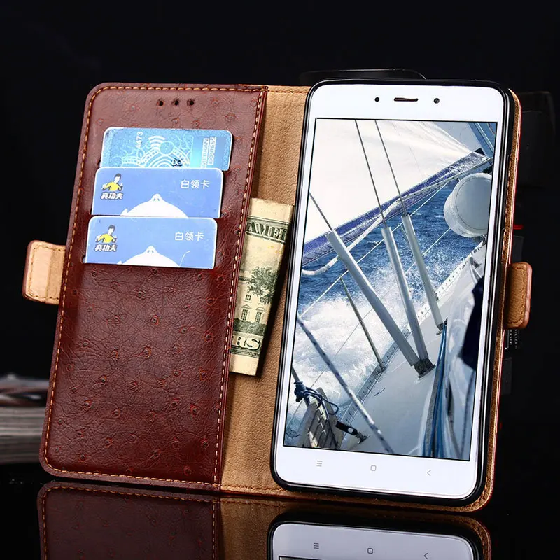  for ZTE Nubia M2 case Luxury Ostrich Leather with Stand fashion hit color phone Cases for ZTE Nubia