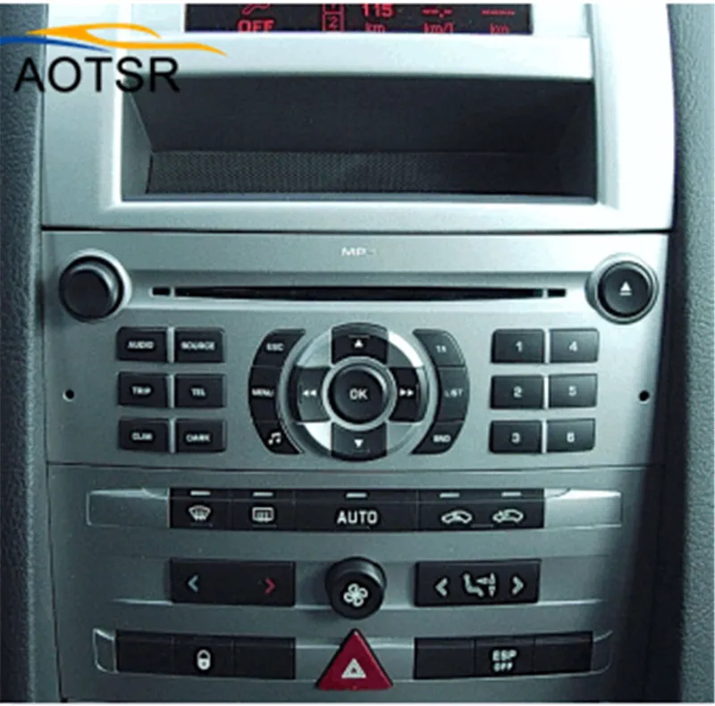 Perfect 7"Android 8.1 Car DVD multimedia Player head unit For Peugeot 407 2004 2005 2006 2007 2008 2009 2010 radio stereo GPS Navigation 3