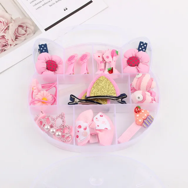Hello Kitty Hair Accessories Gift Set For Girls Headbands Hair Clips