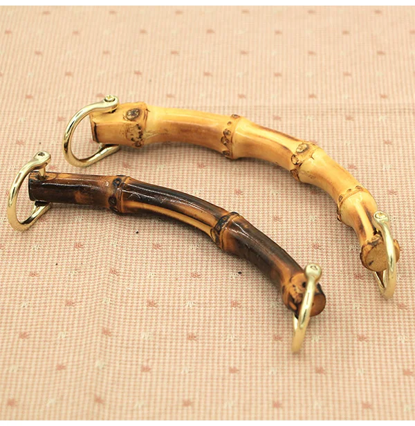 Us 9 99 U Shape Bamboo Handles For Bag Purse Handware Parts Diy Accessories Frame Handbag Banger Wholease Handle In